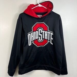 Ohio State Buckeyes Hoodie Sweatshirt Black Adult Size Medium OSU